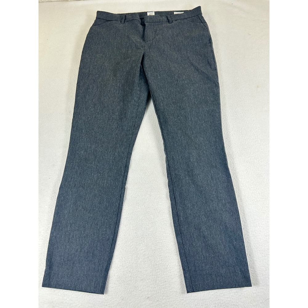 Gap Signature Skinny Ankle Pants Women 10 Gray Professional Business Casual